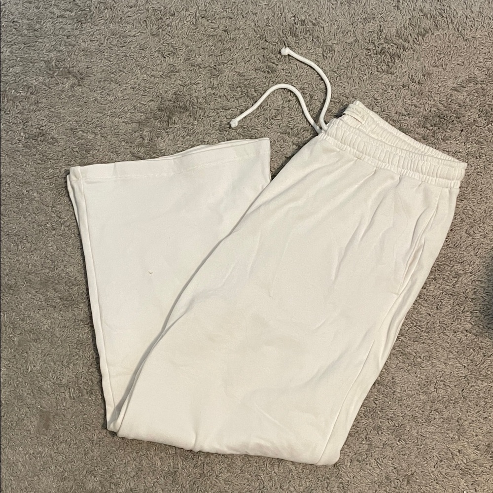 Abercrombie & Fitch Cream Lounge Pants